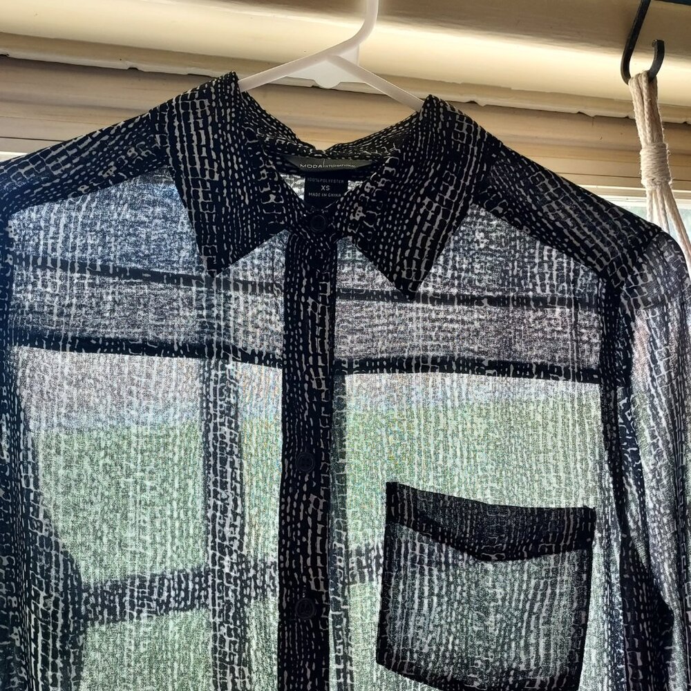 Snake-Print Blouse - Picture 3 of 5
